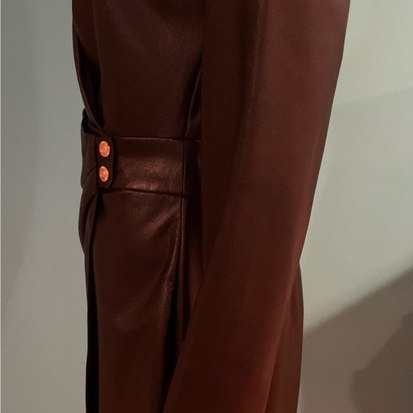 Faux Leather Dress - Picture 3 of 10